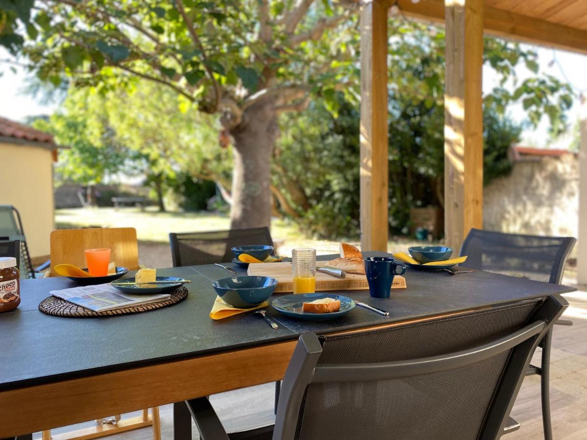 ז'אר-סור-מר Villa Paulownia - A 1,2Km Des Plages - Tout Confort Au Coeur Du Bourg מראה חיצוני תמונה